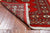 Red 2' 6" X 14' 3" Silky Bokhara Handmade Wool Runner Rug - Q24927
