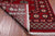 Red 2' 6" X 13' 9" Runner Silky Bokhara Hand Knotted Wool Rug - Q24929