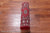 Red 2' 6" X 13' 9" Runner Silky Bokhara Hand Knotted Wool Rug - Q24929