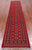 Red 2' 7" X 13' 9" Runner Silky Bokhara Handmade Wool Rug - Q24931