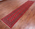 Red 2' 7" X 13' 9" Runner Silky Bokhara Handmade Wool Rug - Q24931
