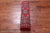 Red 2' 7" X 13' 9" Runner Silky Bokhara Handmade Wool Rug - Q24931