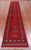 Red 2' 6" X 14' 5" Silky Bokhara Hand-Knotted Wool Runner Rug - Q24937