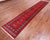 Red 2' 6" X 14' 5" Silky Bokhara Hand-Knotted Wool Runner Rug - Q24937