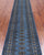 Blue 2' 8" X 14' 6" Runner Silky Bokhara Hand-Knotted Wool Rug - Q24938