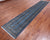 Blue 2' 8" X 14' 6" Runner Silky Bokhara Hand-Knotted Wool Rug - Q24938