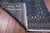 Blue 2' 8" X 14' 6" Runner Silky Bokhara Hand-Knotted Wool Rug - Q24938