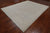 Grey 7' 10" X 9' 8" Turkish Oushak Washed Out Handmade Wool Rug - Q24954