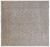 Ivory 8' Square Turkish Oushak Washed Out Hand-Knotted Wool Rug - Q24955