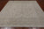 Ivory 8' Square Turkish Oushak Washed Out Hand-Knotted Wool Rug - Q24955