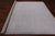 Silver 8' 2" X 9' 11" Turkish Oushak Washed Out Hand-Knotted Wool Rug - Q24956
