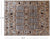 Grey 7' 11" X 9' 11" Fine Turkmen Ersari Handmade Rug - Q24958