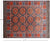 Grey 8' 3" X 9' 11" Super Turkmen Ersari Hand-Knotted Wool Rug - Q24959