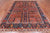 Red 7' 11" X 9' 7" Persian Fine Serapi Handmade Wool Rug - Q24960