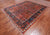 Red 7' 11" X 9' 7" Persian Fine Serapi Handmade Wool Rug - Q24960