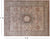 Green 7' 10" X 9' 10" Geometric Mamluk Handmade Wool Rug - Q24962