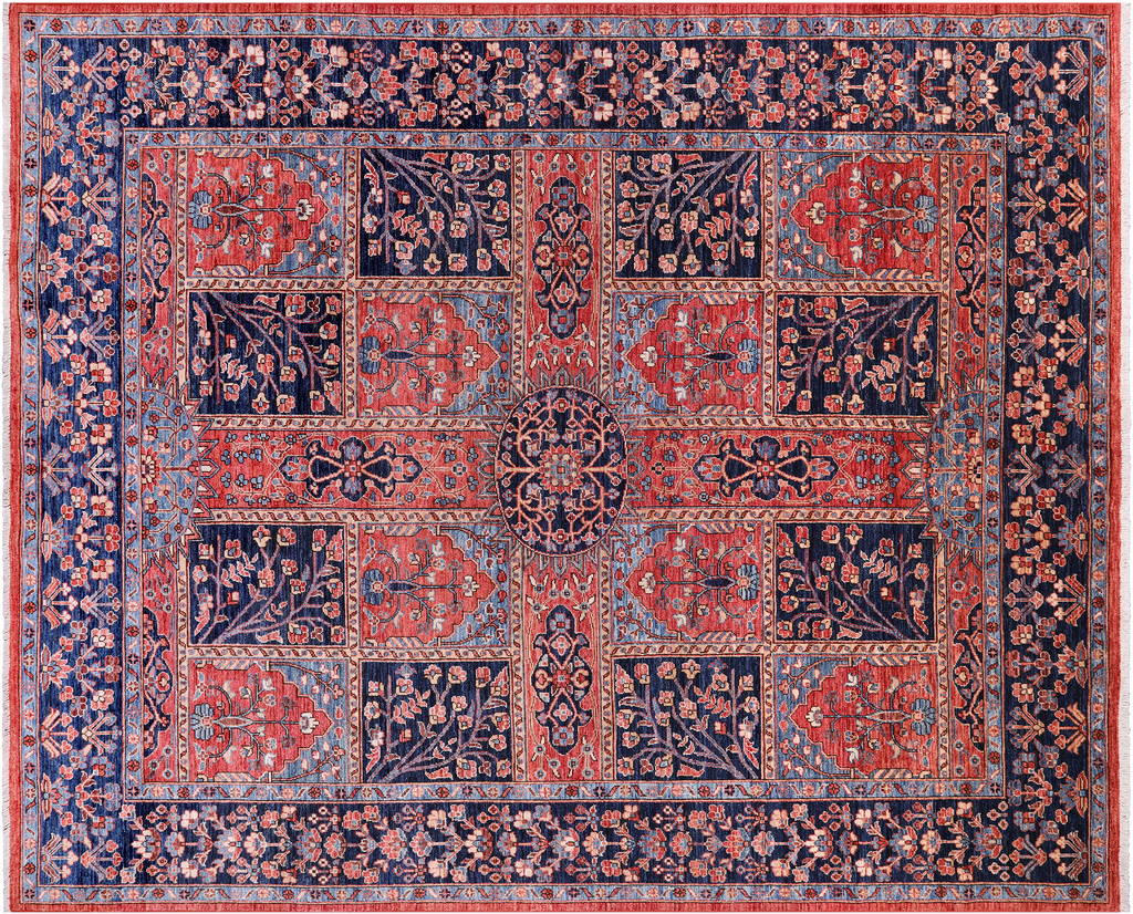 8' 0" X 9' 9" Persian Fine Serapi Handmade Wool Rug - Q24963