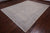 Ivory 9' 0" X 11' 6" Turkish Oushak Washed Out Handmade Wool Rug - Q24969