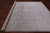 Grey 8' 11" X 11' 11" Turkish Oushak Washed Out Hand Knotted Wool Rug - Q24972