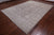 Grey 8' 11" X 11' 11" Turkish Oushak Washed Out Hand Knotted Wool Rug - Q24972
