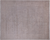 Grey 8' 9" X 11' 3" Persian Heriz Serapi Washed Out Handmade Wool Rug - Q24974