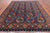 Blue 9' 3" X 11' 7" Super Turkmen Ersari Hand-Knotted Wool Rug - Q24981
