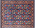 Blue 9' 3" X 11' 7" Super Turkmen Ersari Hand-Knotted Wool Rug - Q24981