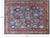 Blue 9' 2" X 12' 0" Super Turkmen Ersari Handmade Wool Rug - Q24983