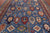 Blue 9' 2" X 12' 0" Super Turkmen Ersari Handmade Wool Rug - Q24983