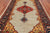Ivory 6' 2" X 11' 8" Persian Heriz Serapi Handmade Wool Rug - Q24990