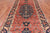 Rust 6' 0" X 12' 2" Persian Heriz Serapi Handmade Wool Rug - Q24991