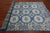 Blue 6' 1" X 9' 0" Super Turkmen Ersari Handmade Wool Rug - Q24992