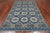 Blue 6' 1" X 9' 0" Super Turkmen Ersari Handmade Wool Rug - Q24992