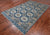 Blue 6' 1" X 9' 0" Super Turkmen Ersari Handmade Wool Rug - Q24992
