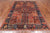 Red 6' 1" X 8' 9" Persian Fine Serapi Hand Knotted Wool Rug - Q24995