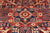 Red 6' 1" X 8' 9" Persian Fine Serapi Hand Knotted Wool Rug - Q24995