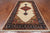 Ivory 6' 2" X 11' 9" Persian Heriz Serapi Handmade Wool Rug - Q24996