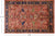 Rust 3' 11" X 5' 6" Persian Heriz Serapi Handmade Wool Rug - Q24999