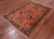 Rust 3' 11" X 5' 6" Persian Heriz Serapi Handmade Wool Rug - Q24999