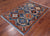 Blue 3' 11" X 5' 9" Super Turkmen Ersari Hand Knotted Wool Rug - Q25003