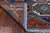 Blue 3' 11" X 5' 9" Super Turkmen Ersari Hand Knotted Wool Rug - Q25003