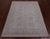 Ivory 4' 0" X 5' 11" Turkish Oushak Washed Out Handmade Wool Rug - Q25004
