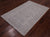 Ivory 4' 0" X 5' 11" Turkish Oushak Washed Out Handmade Wool Rug - Q25004