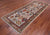 Silver 4' 0" X 9' 9" Super Turkmen Ersari Hand Knotted Wool Runner Rug - Q25008