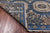 Blue 4' 0" X 11' 4" Runner Super Turkmen Ersari Handmade Wool Rug - Q25014