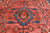 Rust 3' 10" X 15' 10" Runner Persian Heriz Serapi Handmade Wool Rug - Q25017