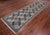 3' 9" X 12' 4" Runner Super Turkmen Ersari Hand Knotted Wool Rug - Q25018