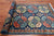 Blue 4' 3" X 9' 7" Runner Super Turkmen Ersari Hand Knotted Wool Rug - Q25020