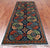 Blue 4' 3" X 9' 7" Runner Super Turkmen Ersari Hand Knotted Wool Rug - Q25020