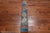 Blue 3' 11" X 11' 10" Runner Super Turkmen Ersari Handmade Wool Rug - Q25021